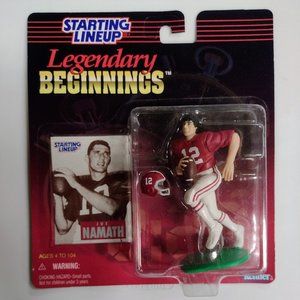 1997 Joe Namath Alabama Crimson Tide Kenner Starting Lineup football figure